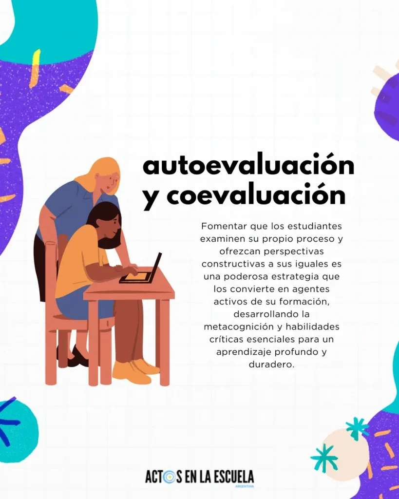 autoevaluación y coevaluación