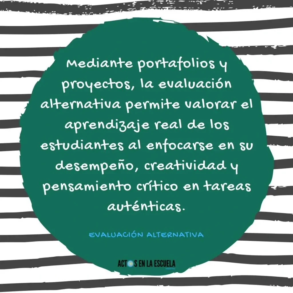 Evaluación alternativa