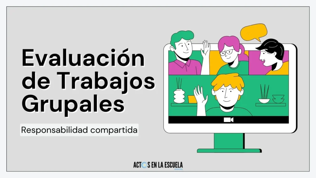 Evaluar trabajos en grupo