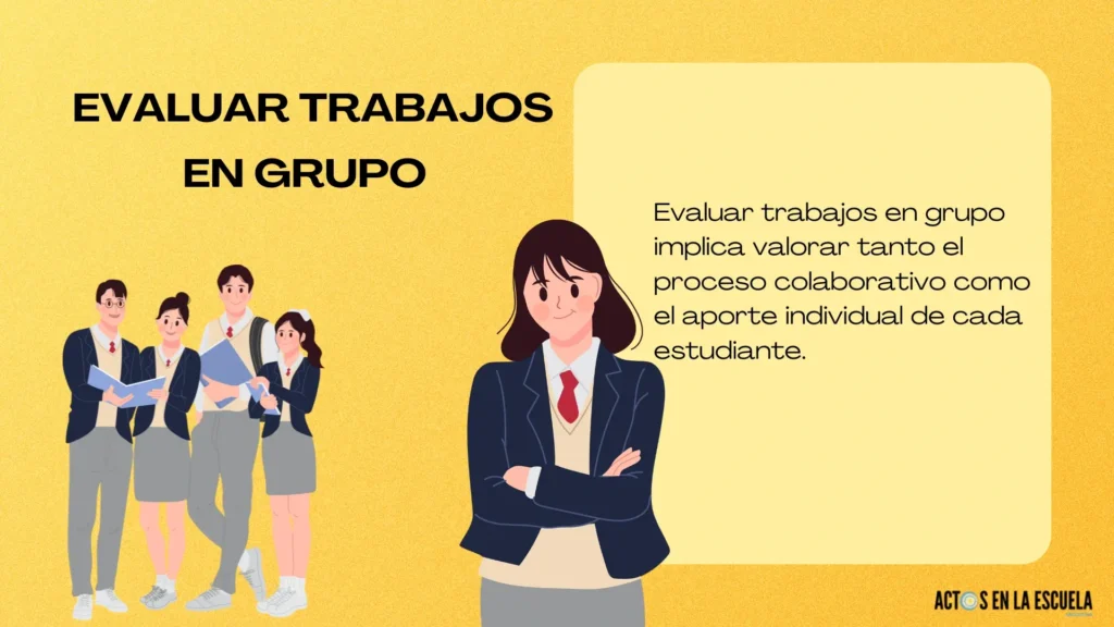 Evaluación de Trabajos Grupales