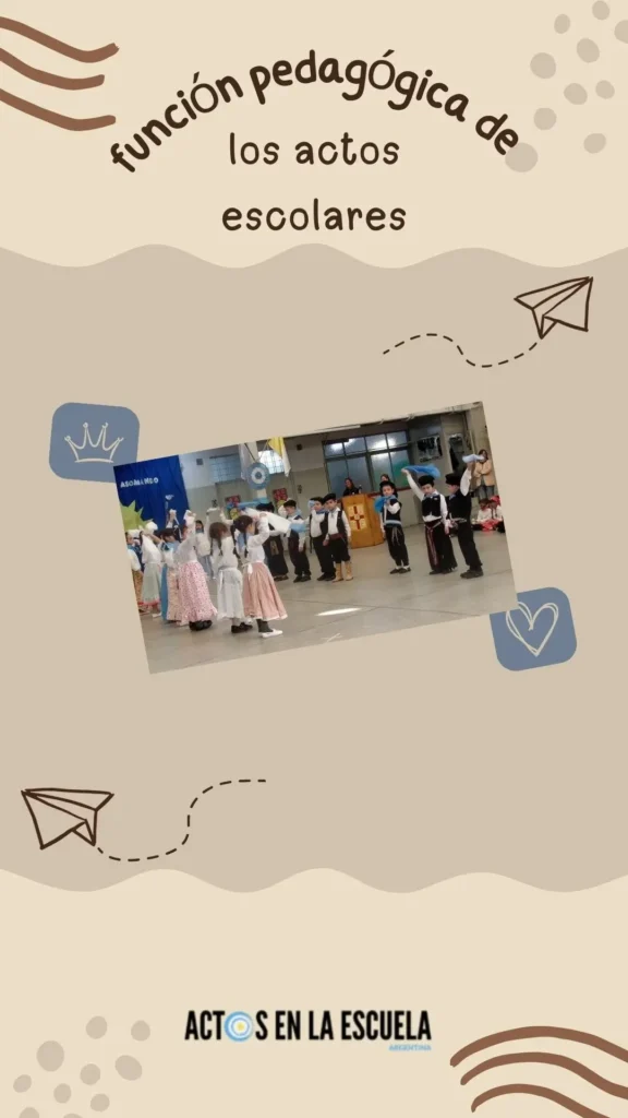 Valor educativo de los actos escolares