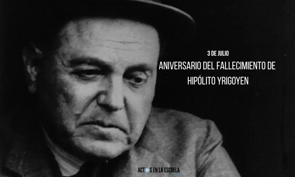 aniversario del fallecimiento de Yrigoyen