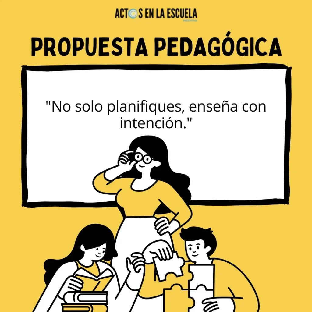 Qué es una propuesta pedagógica