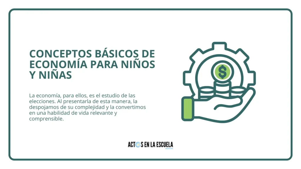 Conceptos básicos de economía para niños