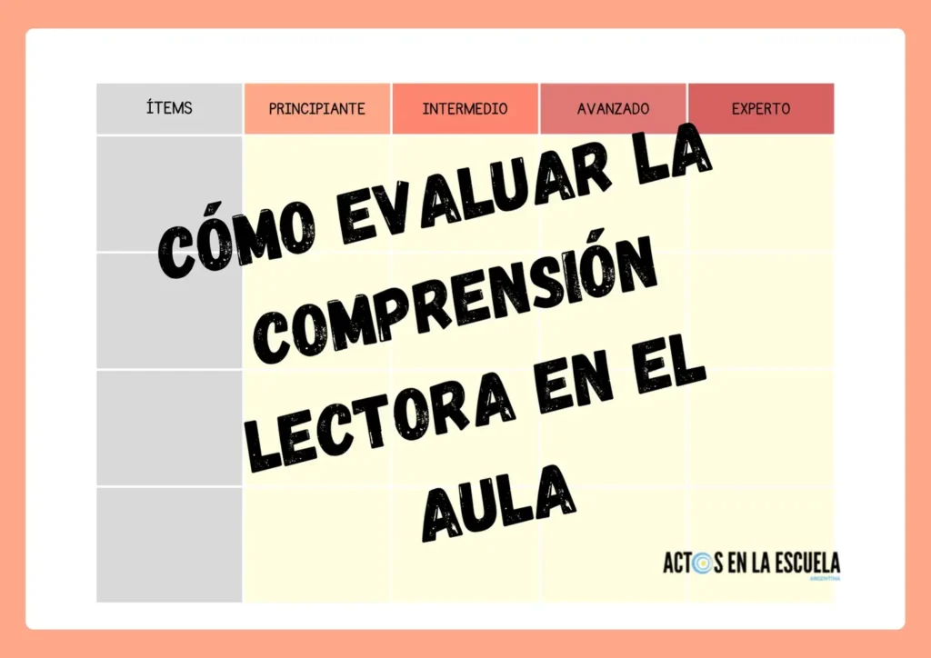 Instrumentos de evaluación de la comprensión lectora