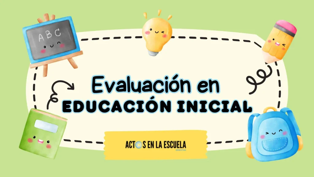 evaluación en educación inicial