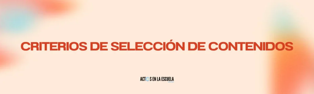 qué enseñar en la escuela