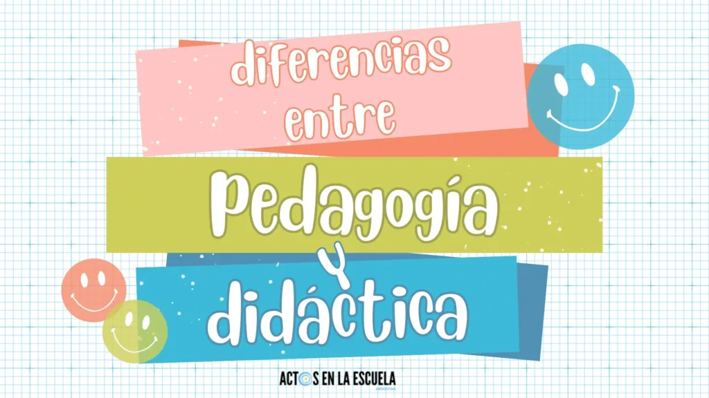 diferencias entre pedagogía y didáctica