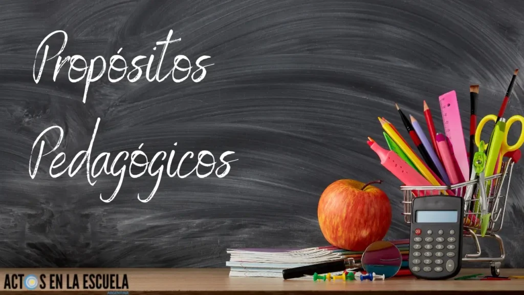 propósitos educativos