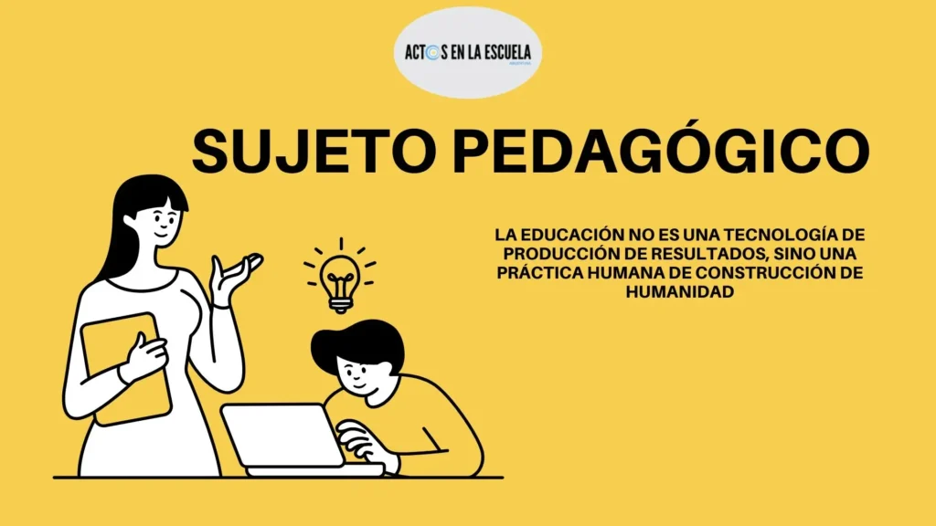 Vínculo pedagógico entre docente y estudiante