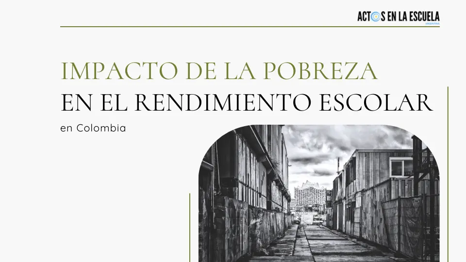 pobreza infantil y aprendizaje en Colombia