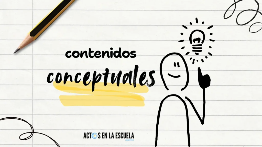 cómo enseñar contenidos conceptuales