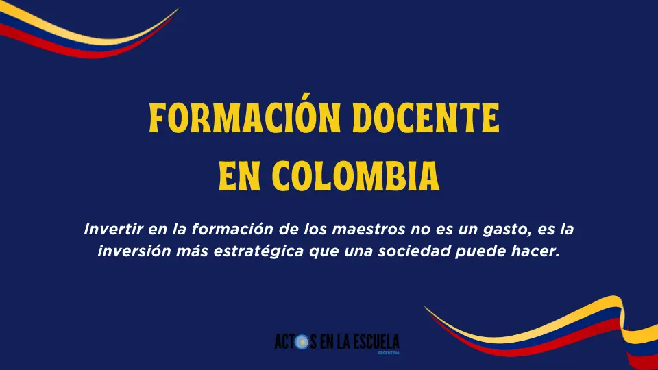 Programas de capacitación para docentes en Colombia