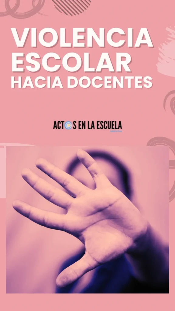violencia escolar hacia docentes