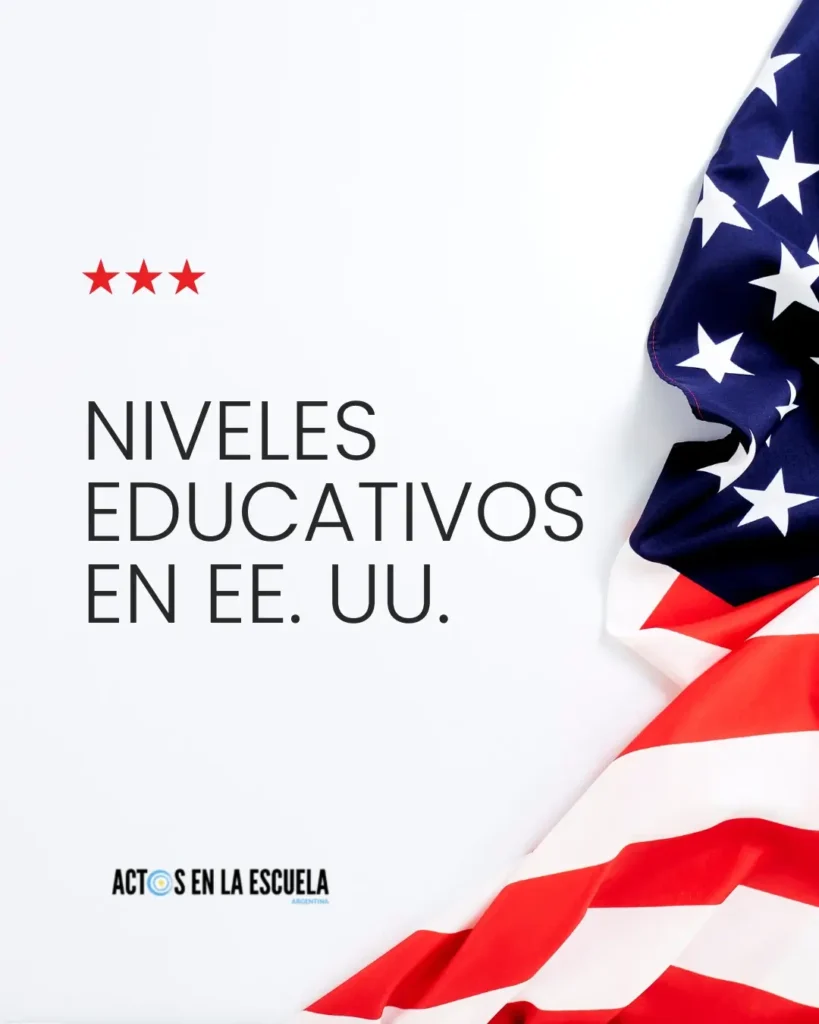 etapas escolares en Estados Unidos