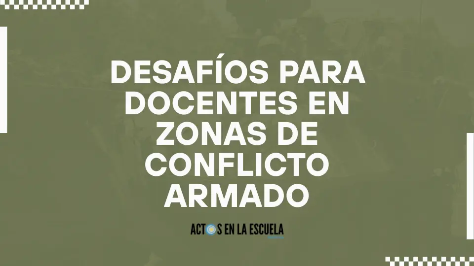 educación en conflicto armado