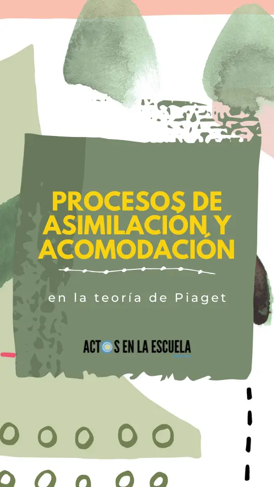 asimilación y acomodación de Piaget
