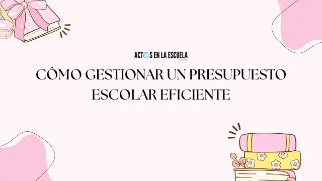presupuesto escolar