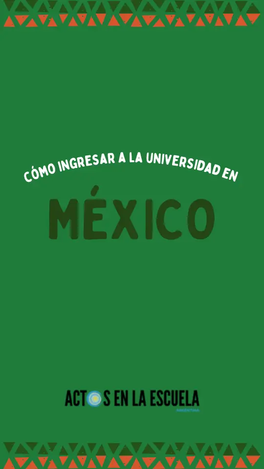 Acceso a la universidad en México