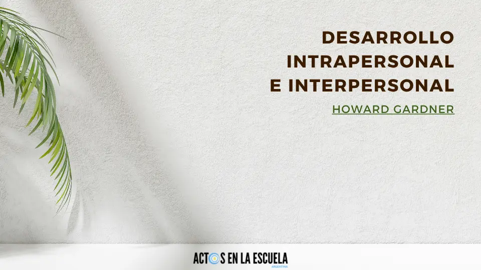 actividades para la inteligencia intrapersonal e interpersonal