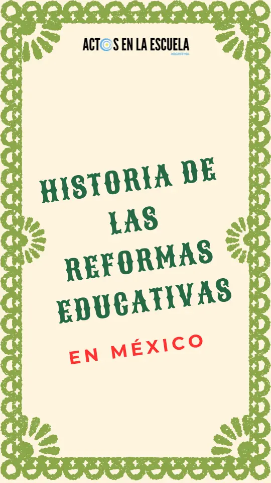 reformas educativas en México