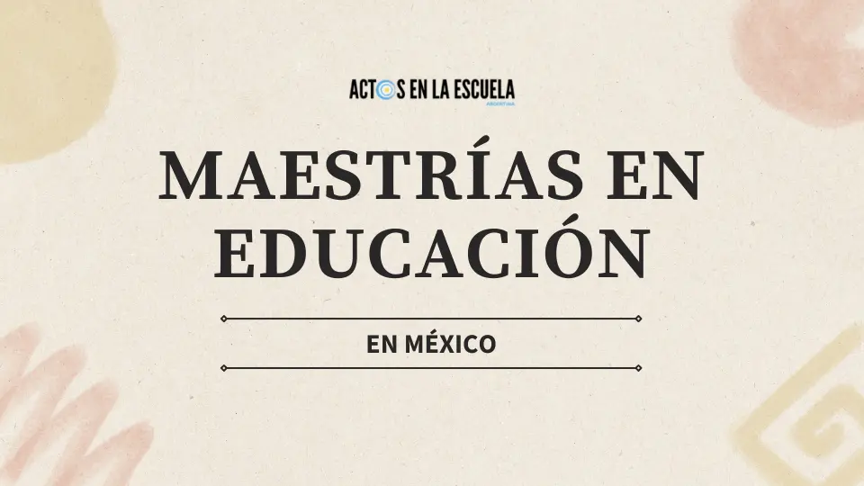 guía de posgrados en educación en México para docentes