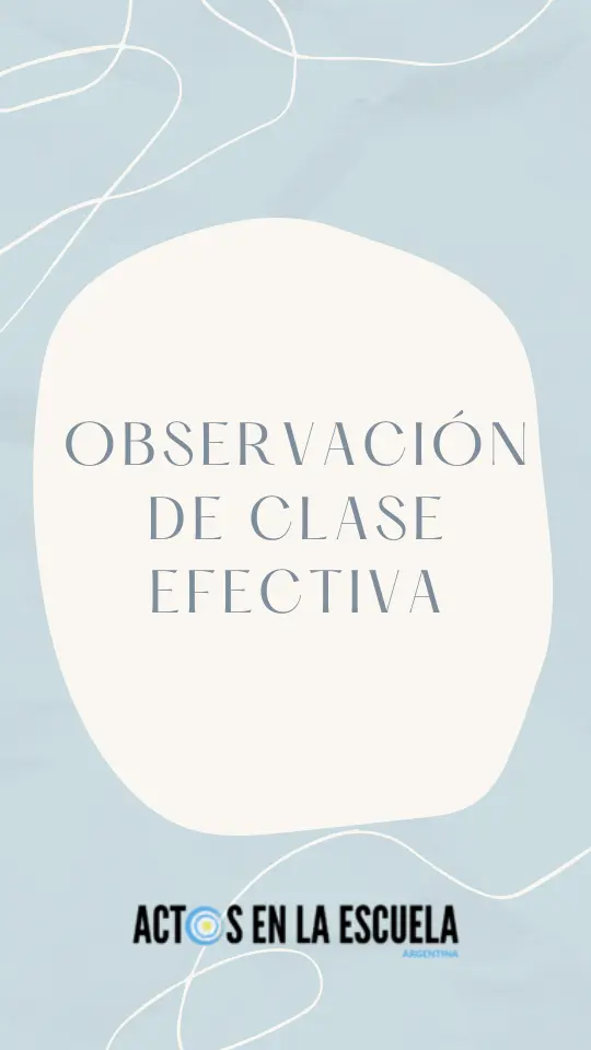 guía para observación de clase en escuelas latinoamericanas