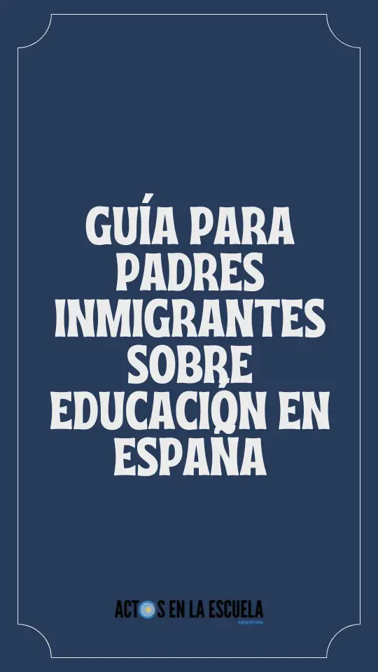 Sistema educativo español para inmigrantes