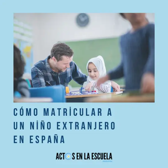 Proceso de admisión escolar en España para extranjeros