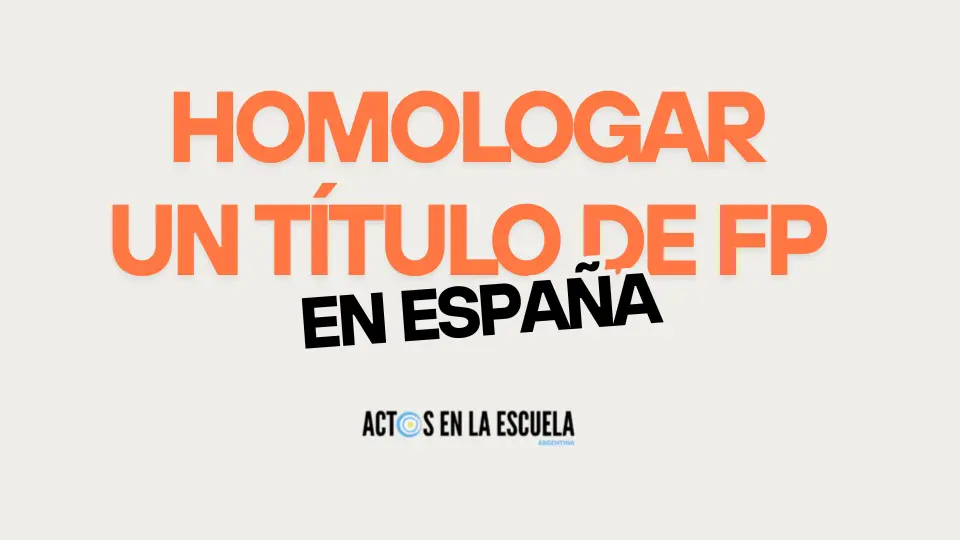 pasos para el reconocimiento de títulos técnicos en España