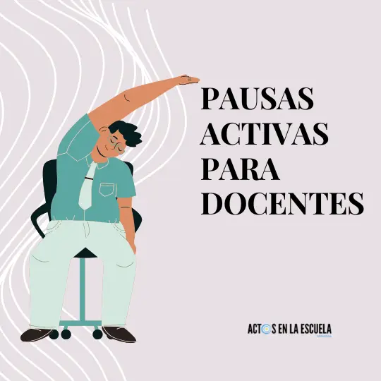 ejercicios de estiramiento para maestros en el aula