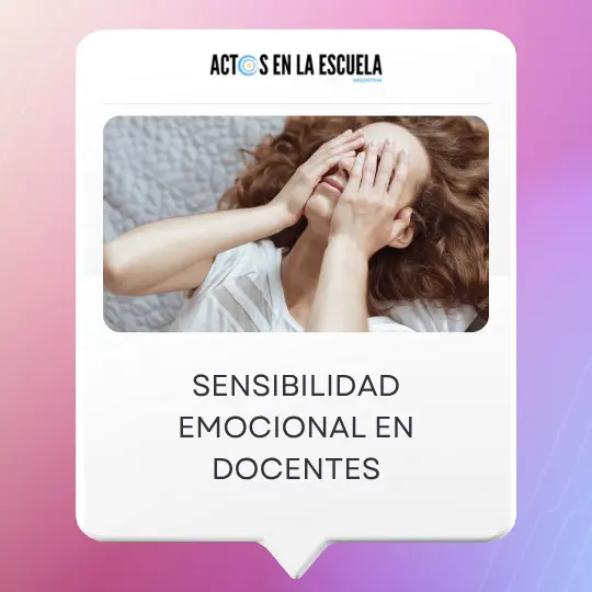 docentes altamente sensibles
