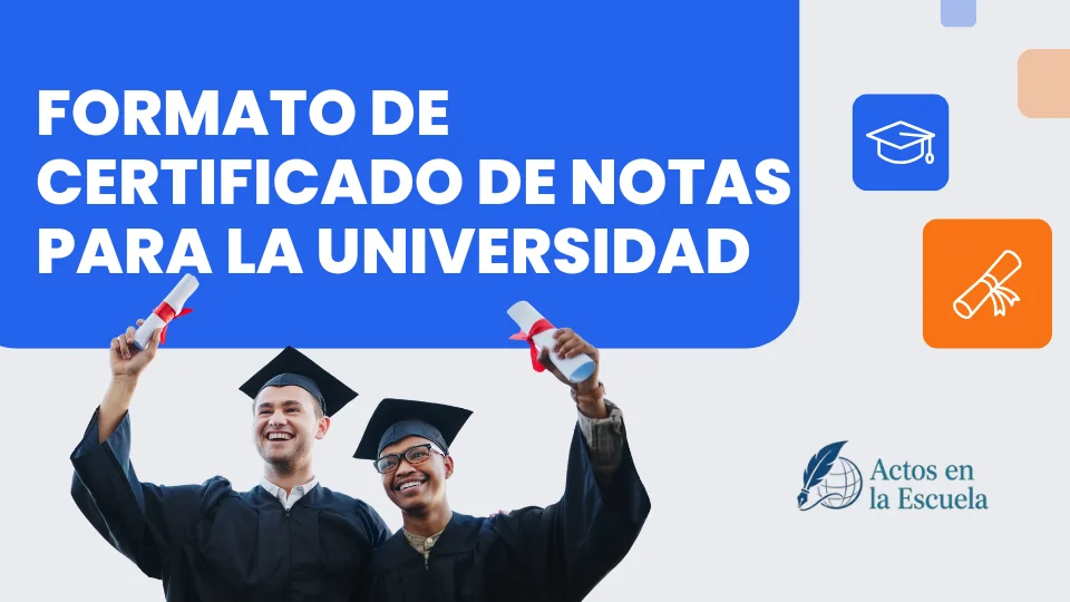 plantilla de transcript para homeschooling