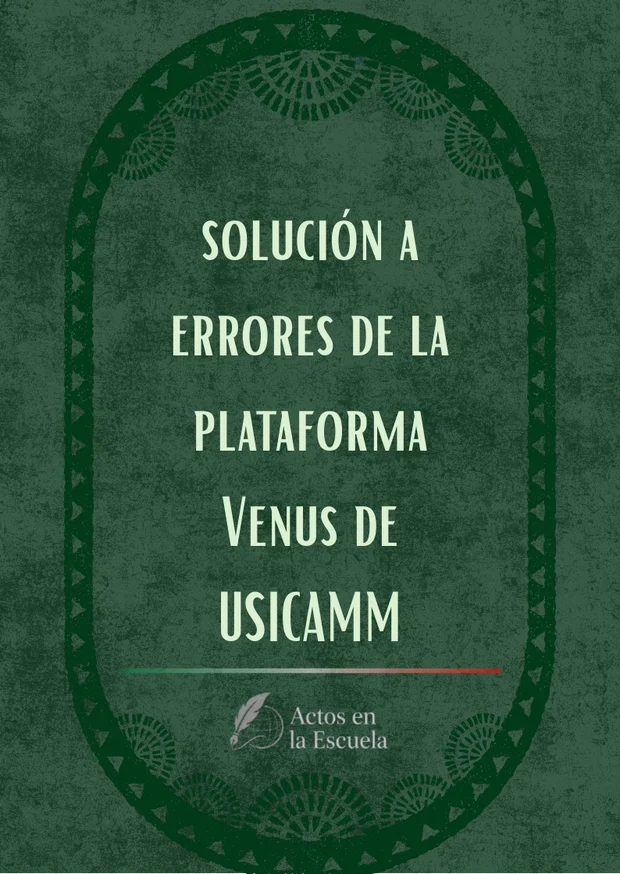 crear usuario en Proyecto Venus de USICAMM