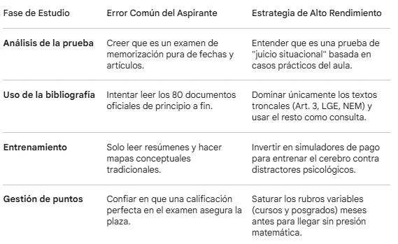 Arquitectura de tu preparación