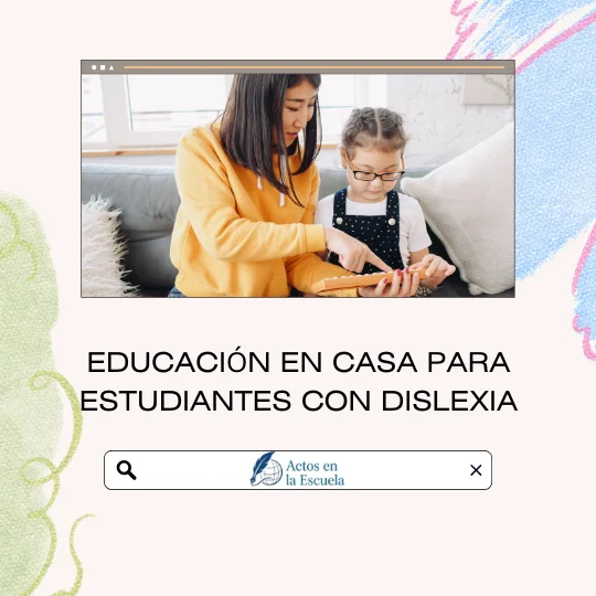 homeschooling para niños con dislexia