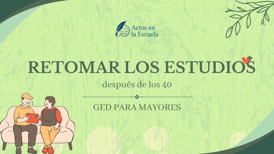 GED para adultos mayores de 40